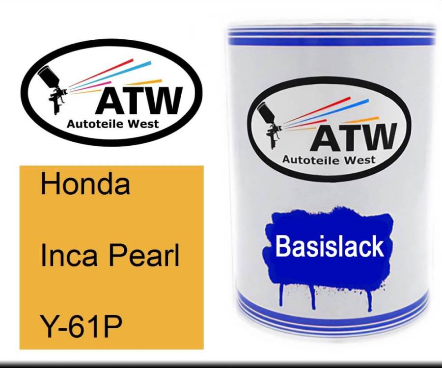 Honda, Inca Pearl, Y-61P: 500ml Lackdose, von ATW Autoteile West.